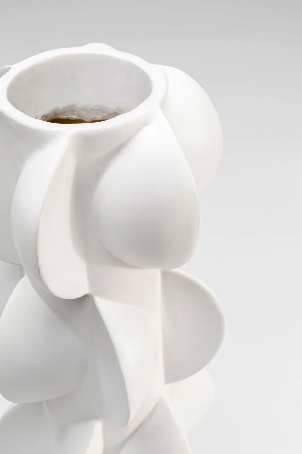 Vase Viento Weiß 35cm