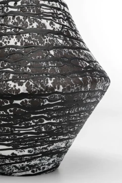 Vase Volante Schwarz 27cm