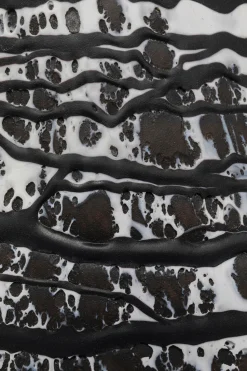 Vase Volante Schwarz 27cm