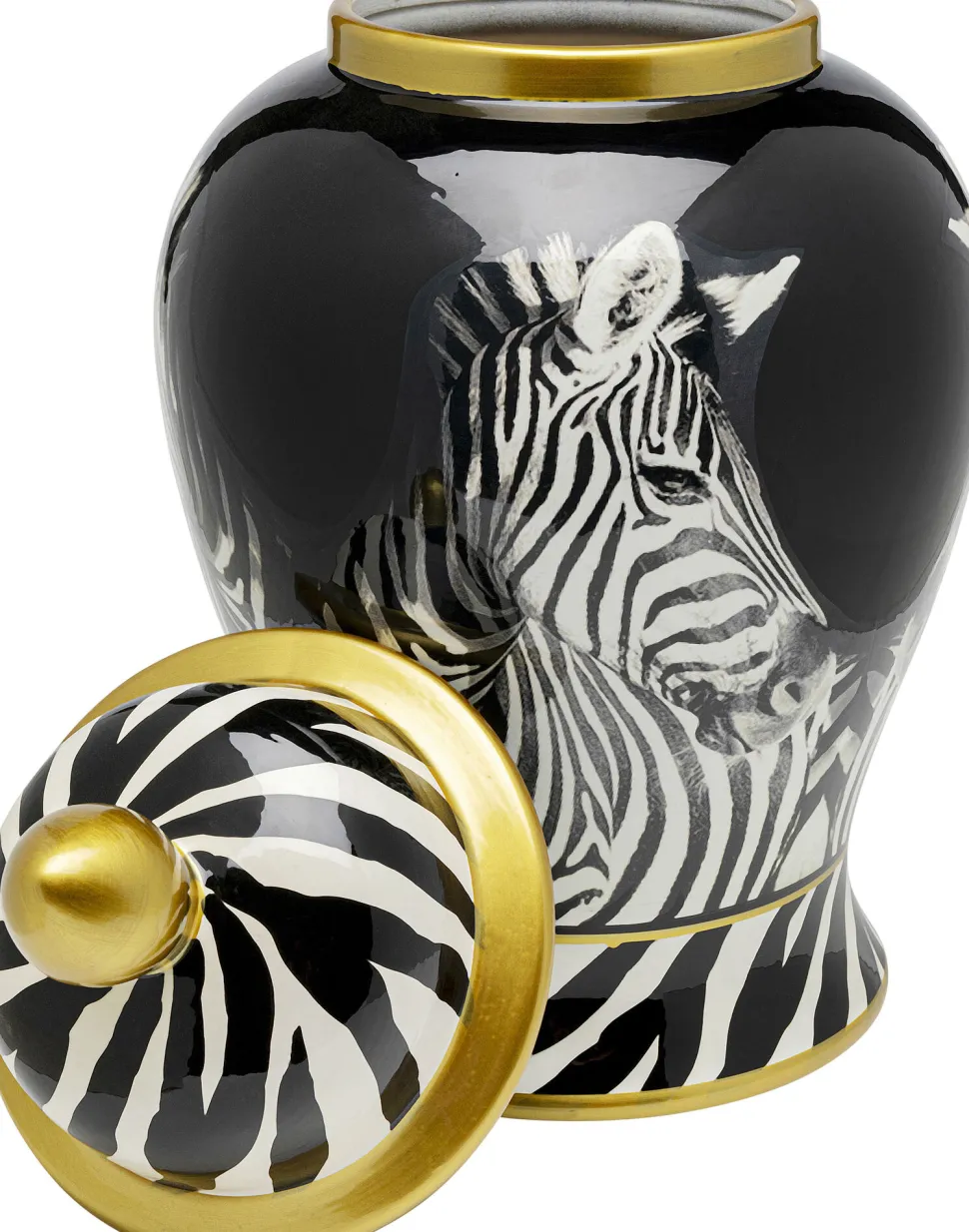 Vase Zebra Face 38cm