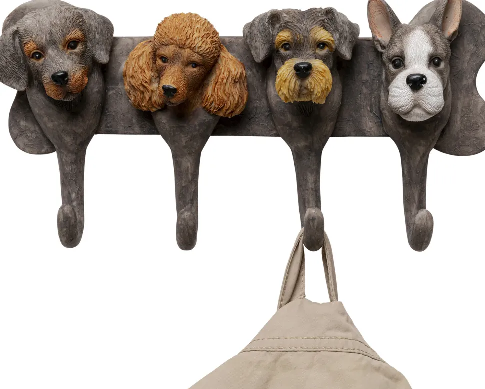 Wandgarderobe Dog Family 31cm