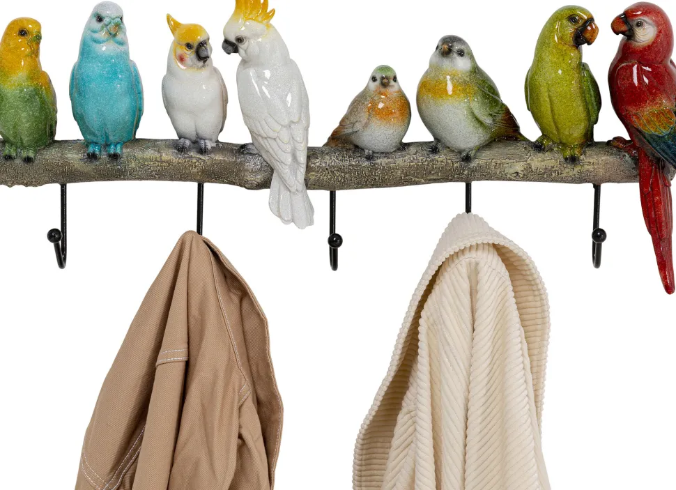 Wandgarderobe Exotic Birds