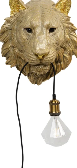 Wandleuchte Animal Tiger Head 34cm
