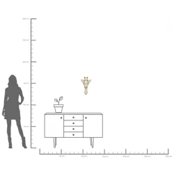 Wandobjekt Giraffe Mirror 45cm