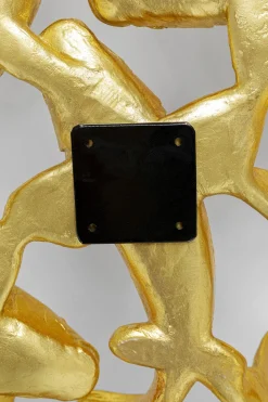 Wandobjekt School of Koi Gold Ø160cm