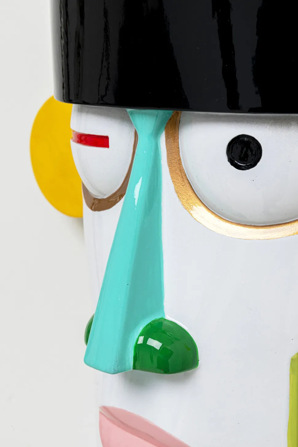 Wandobjekt Wink Schwarz 28x48cm