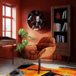 Wandregal Snail Silver grau