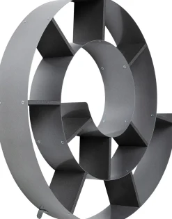 Wandregal Snail Silver grau