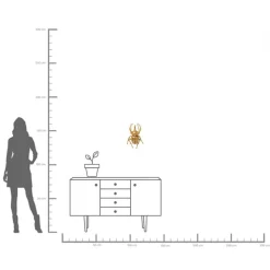 Wandschmuck Atlas Beetle Gold