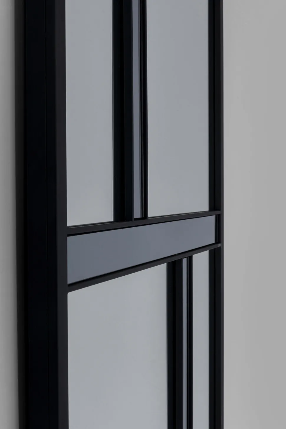 Wandspiegel Brick Schwarz 71x182cm