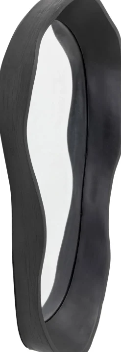 Wandspiegel Dynamic Schwarz 29x61cm