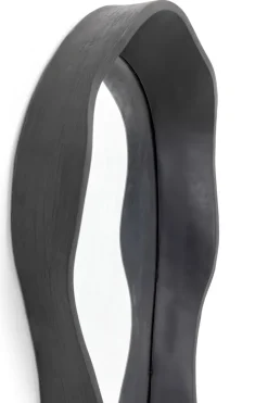 Wandspiegel Dynamic Schwarz 29x61cm