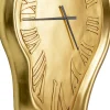 Wanduhr Big Drop Gold 92x127cm