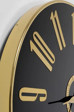 Wanduhr Casino Schwarz Ø76cm