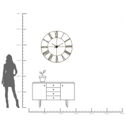 Wanduhr Factory 120cm