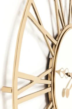 Wanduhr Giant Gold Ø120cm