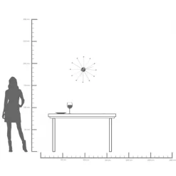 Wanduhr Like Umbrella Balls Chrome