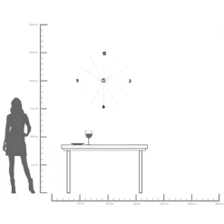 Wanduhr Like Umbrella Chrome