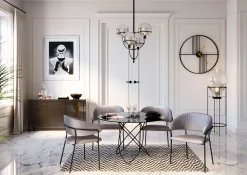 Wanduhr Strings Ø60cm