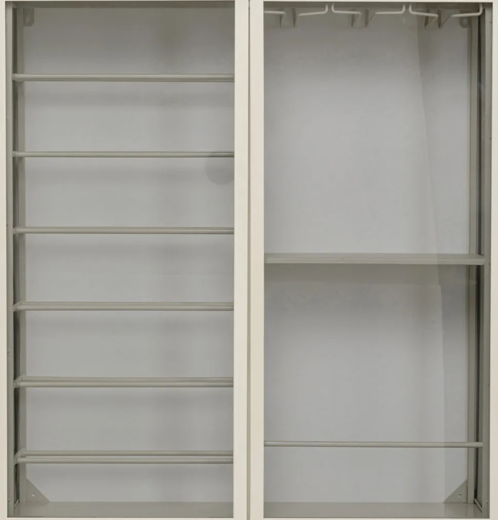 Wandweinregal Porto Greige 75x80cm