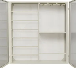 Wandweinregal Porto Greige 75x80cm