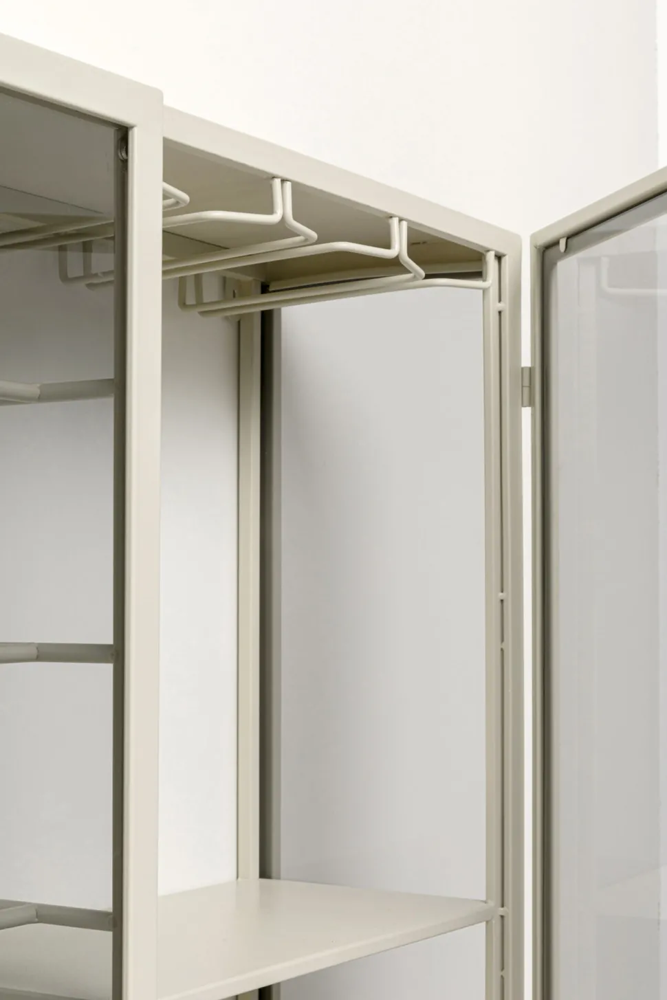 Wandweinregal Porto Greige 75x80cm