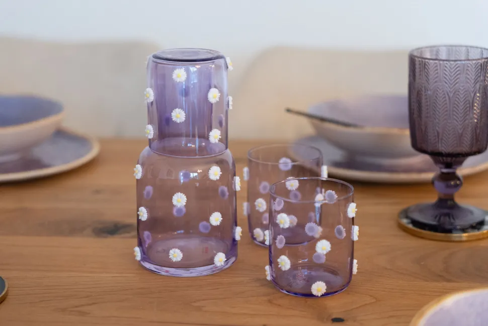 Wasserglas Party Flowers 9cm