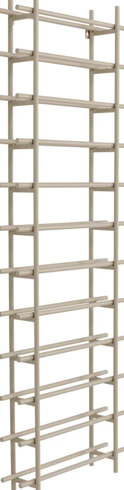 Weinregal Cape Town Hellgrau 45x136cm