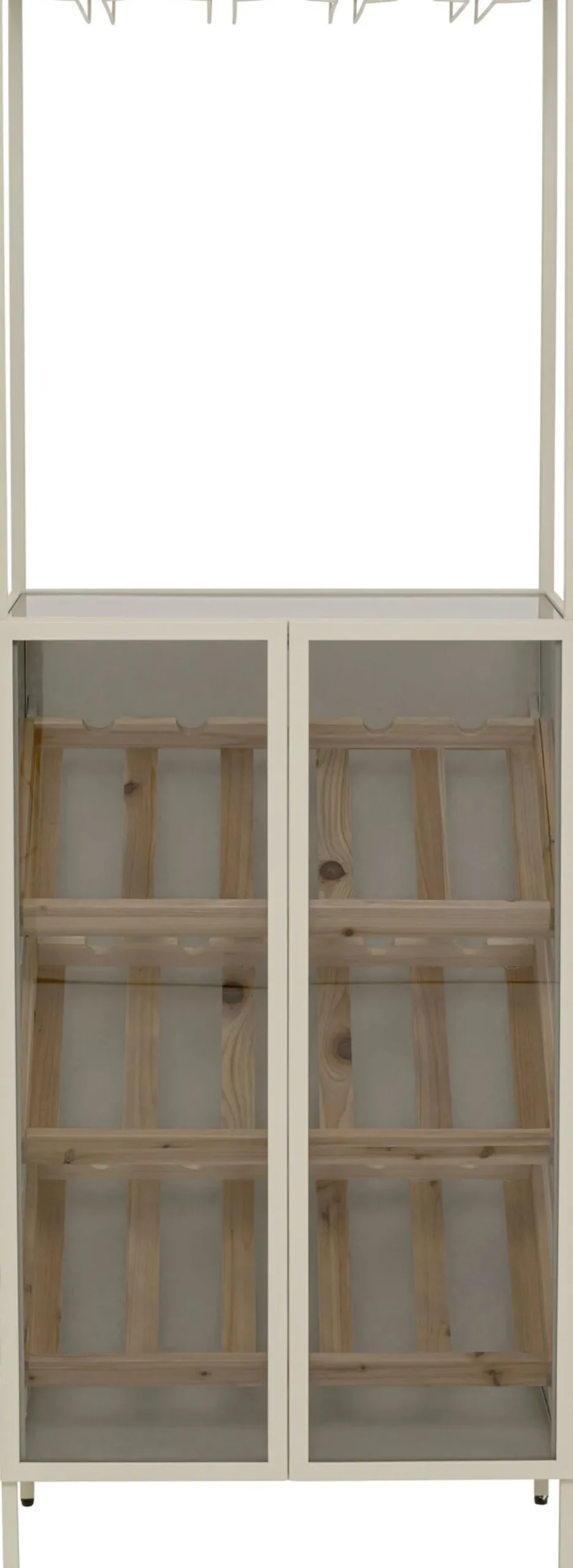 Weinregal Porto Bar Greige 60x170cm