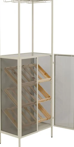 Weinregal Porto Bar Greige 60x170cm