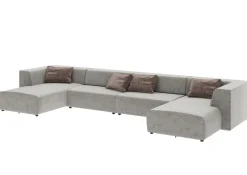 Wohnlandschaft Infinity Malibu Grau